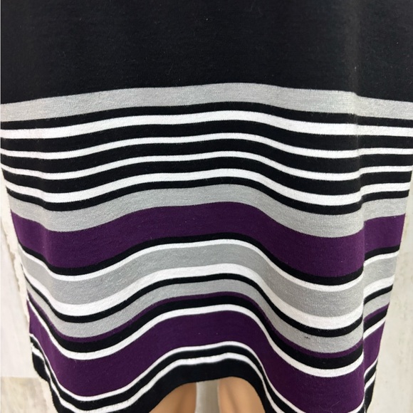 Calvin Klein Striped‎ Tricot Dress - Picture 4 of 10
